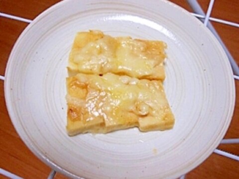 高野豆腐のマヨ味噌チーズ焼き